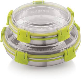 Magnus Steel Grocery Container  - 650 ml, 400 ml