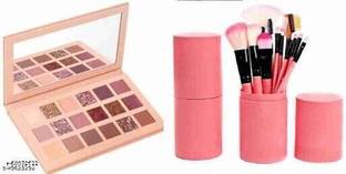 Nude Eyeshadow Palette 18 Shades in 1 Palette With Makeup Brush