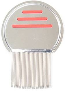 FEG Stainless Steel Lice Treatment Comb/Lice Egg Removal Stainless Steel Metal