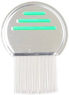 FEG Stainless Steel Lice Comb, Metal Comb, for Children and Adults for Head Lice
