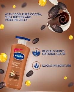 Vaseline Cocoa glow Restores Glow To Dull & Dry Skin Body Lotion (400 ml)-1 -pc