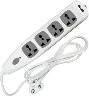 OFIXO Power Strip 4 Plug UL Listed Socket Overload Protection 2 Meter 4  Socket Extension Boards