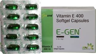 genone E-gen 400 Vitamin E capsule, Natural vitamin E 400 mg