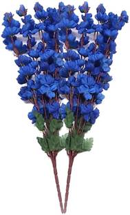 OM COLLECTIONS Orchids Artificial Flower Blue Orchids Artificial Flower