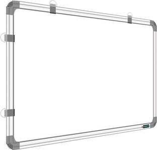 YAJNAS 3X4 Ft, Premium Non Magnetic White board & Chalk board, Pack of 01 White, Green board