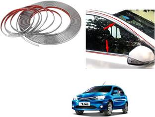 KOZDIKO CHROME STRIP ROLL FOR ETIOS LIVA Car Beading Roll For Bumper, Door, Window
