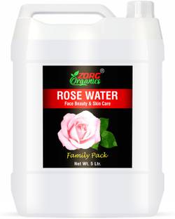 Zorg Organics 100% Pure Rose Water (Gulab Jal) For Face & Skin Care - Men & Women Face Wash