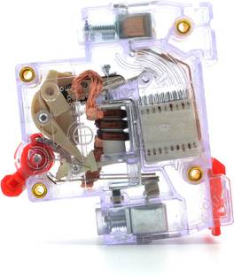 HUMSER MCB 1Phase DC12-220V,63A Transparent Miniature DC Circuit Breaker For Electrical Bike/Car and Battery Operated DIY Projects MCB