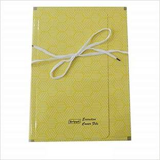 NEELGAGAN Hard Card Board Hard Card Board Four Flapper File, (40cm X 58cm), Folder with Elastic Band