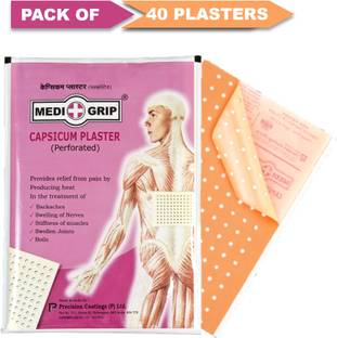 Medigrip Pain Relief Plaster (40 Plasters) Patch Balm First Aid Tape