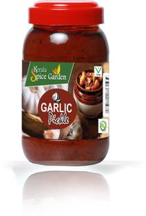 Kerala Spice Garden Garlic Pickle | Lasoon ka Achaar | Kerala Style | 100% Authentic Taste | 500g Garlic Pickle