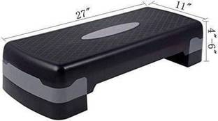 Sports Era Adjustable Workout Fitness Stepper Exercise Platform with Risers Stepper Stepper