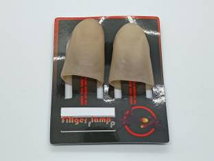 A SARKAR MAGIC SHOP LIGHTING THUMB TIP MAGIC DARK SKIN TONE (RED 2X BRIGHT LIGHT) 1 Magic Tricks