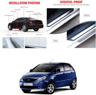 PRTEK Car Door Sill Bumper Protector Door Entry Guard Sticker Rubber Scratch 30 Door Sill Plate