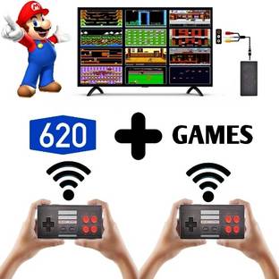 Wireless Game Box ( 620 Games in Built) AV-Out TV Video Game Players Limited Edition