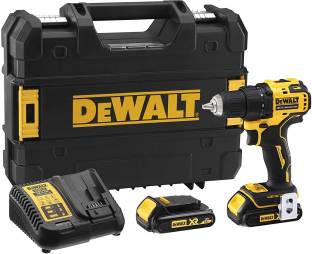 DEWALT DCD709S2T DCD708S2T-QW Hammer Drill 4.54 Ratings & 2 Reviews Type: Hammer Drill Maximum Power Output: 350 W Reverse Rotation Power Source: Cordless Weight: 2.7 kg ₹17,844 ₹22,390 20% off Free delivery No Cost EMI from ₹1,487/month