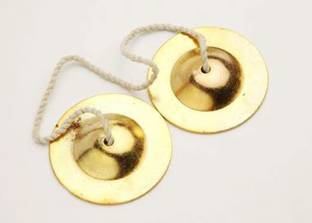 RAM musical Iran manjira with Gold polish RMG-013 Kartal Instrument