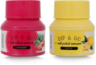 Insight Dip And Go Nail Polish Remover (Lemon & Strawberry) Pack of 2