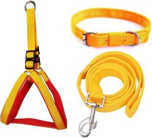 DYS Pets 1 inch Adjustable Harness Leash for Walking,Training,Comfortable Heavy Duty Dog Harness & Leash