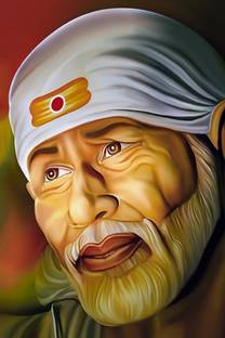 Lord Sai baba Wall Poster | HD God Poster for room office gym Paper Print