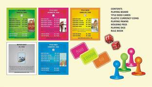 Divykri India Board Game for 2 to 6 Players for 13+ Years of People, For Team Money & Assets Board Game