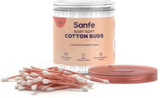 Sanfe Baby Soft Cotton Buds|For Ear & Nose Cleansing & eyes | For Spot treatment