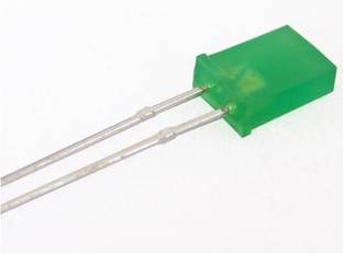 jivith 2mm x 5mm Rectangular with Flat Top green LED - High Quality 50 units Display Lights Electronic Hobby Kit