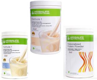 Herbalife Nutrition FORMULA-1SHAKE KULFI-500g+VANILLA-500g+PROTEIN POWDER -400 Protein Shake