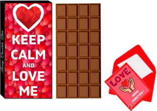 Expelite Best Chocolate For Valentine's Day -100 g Valentines Heart Shape Chocolates Gift For Girlfriend Bars