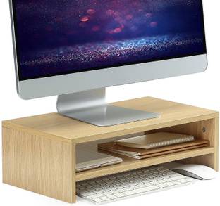 UniAart Computer Monitor Riser Stand 16.5” 2-Tier Computer Monitor Shelf Laptop Stand