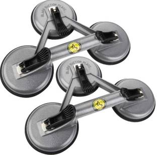 AS TOOL CENTER strong suction glass holder movable triple cup aluminium Lever Tool Lever Tool