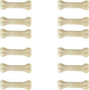 Hundur Store Pet treat And accessories Digestible Calcium Press Bone 2 inch pack of 12 Chicken Dog Chew