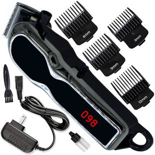 POSBM AC-DC Waterproof Rechargeable Beard Mustache Trimmer High Power Hair Clipper 911 Fully Waterproof Trimmer 120 min  Runtime 4 Length Settings
