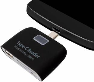 play run ™USB 3.1 Type C USB C OTG Micro SD TF Card Reader USB Type C 3-in-1 USB OTG/TF/SD Smart Card Reader for all Type C Card Reader
