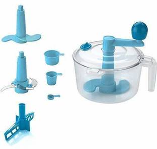 Denique Atta Maker, Vegetable Cutter, Beater with 6 Attchments Vegetable Chopper
