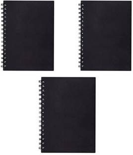 officekart Spiral Wiro Note Book A5 Size - WR-A5-160 (Pack of 3) A5 Notebook Unruled 160 Pages