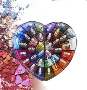 शॉपर्स क्लब Vibrant Shades 24 Color Shimmer 28 g