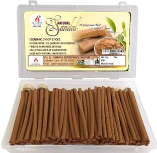 Agnirva Chandan Dhoop Sticks for Prayer (Without Charcoal and Bamboo) 150 gm Pack