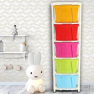 Pinkwhale 5 Compartments Plastic Modular Drawer