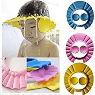 p23 Baby Safe Shampoo Shower Bathing Protection Soft Shower Cap Hat Wash Hair