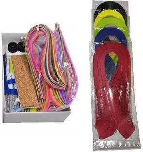 MOREL QUILLING BIG SET,WITH PAPER QUILLING STRIPS (5MM,500 STRIPS) FOR ART CRAFT WORK