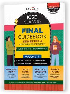 EDUCART ICSE Class 10 Final Guidebook Semester 2 Volume 1 2022