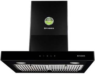 FABER HOOD STILUX 3D T2S2 BK TC LTW 60 Wall Mounted Black 1095 CMH Chimney