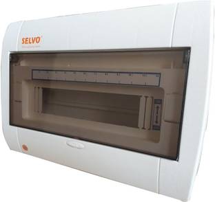 Selvo 12 Way SPN White Line MCB Distribution Board
