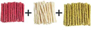 Hundur Store Dog Chew Munchy Sticks Mix Flavours veg (300g)Chicken (300g) + Mutton (300g) Chicken, Mutton, Vegetable Dog Chew