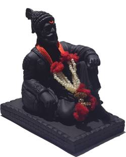 om sai toys Chhatrapati Shivaji Maharaj Statue Decorative Showpiece  -  9 cm