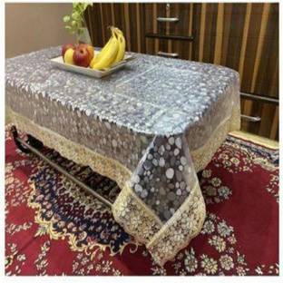 Cartharman Printed, Self Design, Fleur-de-lis 4 Seater Table Cover