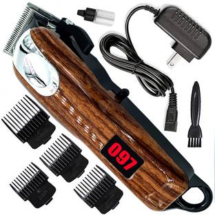 DMG 2in1 AC-DC Waterproof Rechargeable Hair Clipper Beard Mustache Trimmer 062 Fully Waterproof Trimmer 120 min  Runtime 4 Length Settings