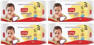 LuvLap MOISTURISING WIPES WITH JOJOBA OIL