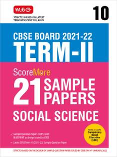 Class 10-Score More 21 Sample Papers Cbse Term 2- Social Science